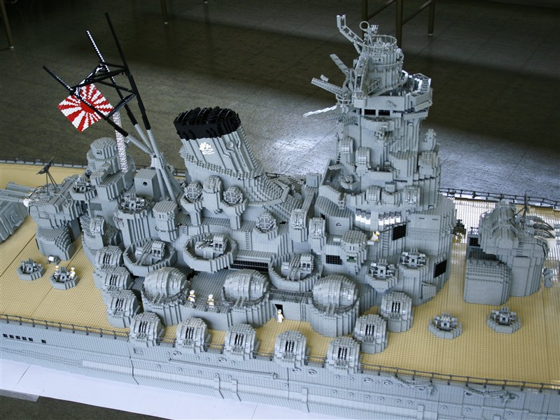 Illustration for article titled Lego Battleship Yamato Is Biggest Lego Ship Ever